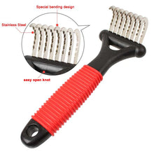 Pet Dematting Comb for Cats and Dogs Long Hair Fur Rake