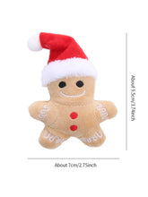 Gingerbread Wearing a Christmas Hat Interactive Toy