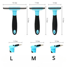 Double Sided Pet Grooming Brush & Undercoat Rake Shedding/Dematting