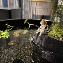 Fishing Ornament Aquarium Decoration