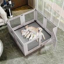 Indoor Pet Playpen with Waterproof Pad