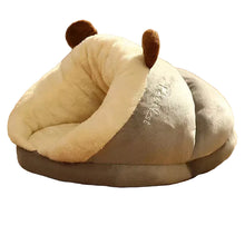 Warm Plush Pet Cave Bed
