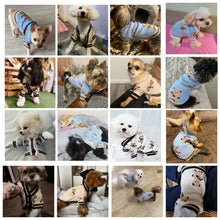 Striped Dog Sweater Cardigan