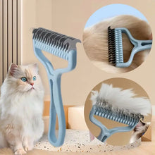 Double-Sided Cat & Dog Grooming Brush for Shedding