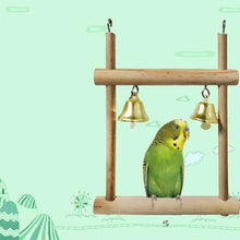 8pc Parrot Toy Set with Swings Bells