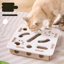 Cat Interactive Puzzle Toy Box with Ball