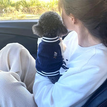 Varsity Style Embroidered Pet Jacket