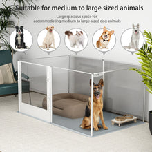 6-Panel Pet Playpen with Waterproof Mat