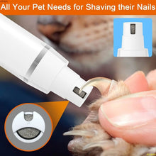 Dog Clippers Grooming Kit – Low Noise, Cordless Hair Clipper & Nail Grinder