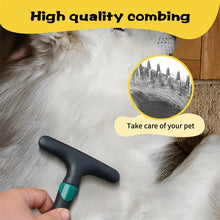 Professional Pet Grooming Brush & Undercoat Rake for Long Hair