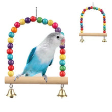 Wooden Parrot Swing Toy