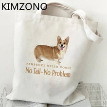 Corgi Fabric Reusable Shopping Bag