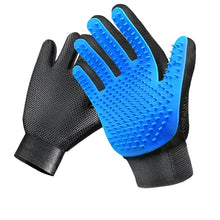 pet grooming gloves