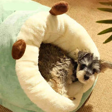 Warm Plush Pet Cave Bed
