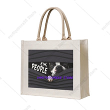 Staffy Print Large Capacity Tote Bag