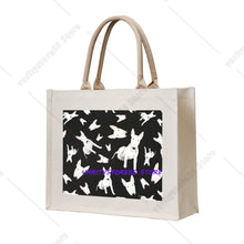 Staffy Print Large Capacity Tote Bag