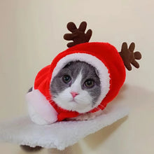 Christmas Sphynx Cat Hooded Sweater – Winter Pet Costume