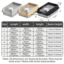 Large Stainless Steel Cat Litter Box