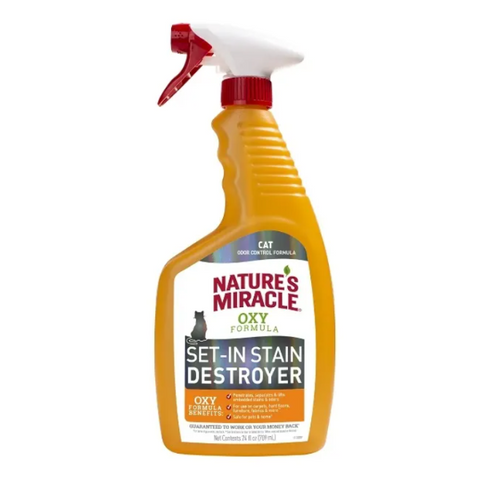 Nature's Miracle Oxy Set In Cat Stain Destroyer