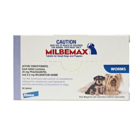 Milbemax Dog Under 5kg Allwormer