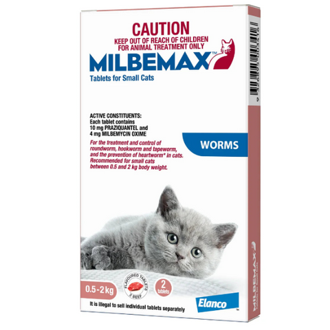 Milbemax Cat 0.5-2kg Allwormer