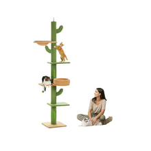 Adjustable 5-Level Cactus Cat Tree Tower