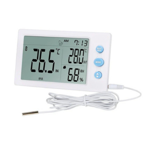 Humidity Meter with Digital LCD Thermometer