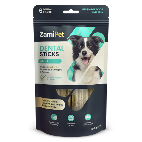 Zamipet Dental Sticks Adult Med/Large Dogs 200g