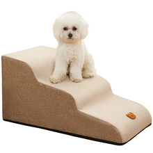 Pet Stairs for Small Dogs & Cats - 2/3 Steps, Anti-Slip Ramp