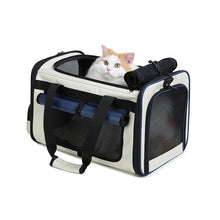Collapsible Pet Travel Carrier Case Bag in Blue