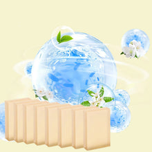 Beige cat litter box odour eliminator sheets with fresh floral and clean scent imagery