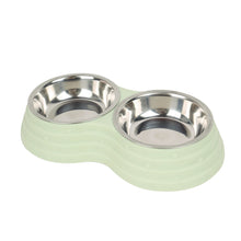 1 Piece Stainless Steel Pet Bowl in Green