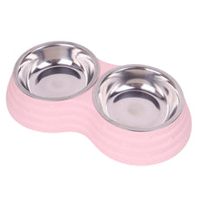 1 Piece Stainless Steel Pet Bowl in Pink