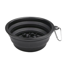 1L Travel Food Bowl Water Container in Black