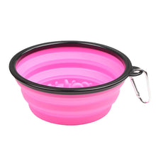 1L Travel Food Bowl Water Container in Pink