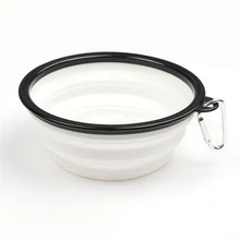 1L Travel Food Bowl Water Container in White