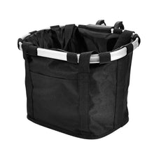 2-in-1 Detachable Small Pet Bike Basket in Black