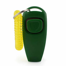 2 In 1 Pet Training Clicker in Dark Green