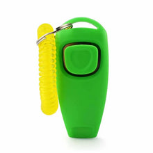 2 In 1 Pet Training Clicker in Green