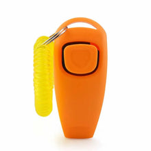 2 In 1 Pet Training Clicker in Orange