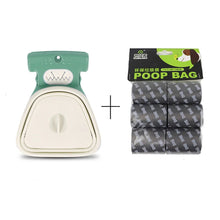 2-in-1 Poop Bag Holder & Picker in Green with Poop Bag