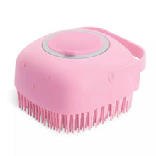 2-in-1 SPA Massage Hair Comb for Pets in Pink(Soft Type)