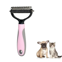 Alternate view of the 2-Sided Pet Deshedding Dematting Comb