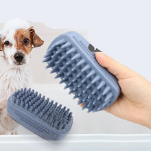 Alternate view of the 3-Head Silicone Brush for Pets