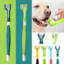 3-Sided Pet Toothbrush, product photo 3 of 10