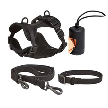4-Piece Set Stylish Chest Harness in Black 4 Set