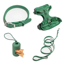 4-Piece Set Stylish Chest Harness in Green 4 Set