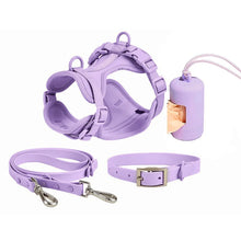 4-Piece Set Stylish Chest Harness in Purple 4 Set
