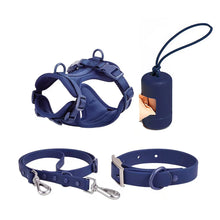 4-Piece Set Stylish Chest Harness in Sapphire Blue 4 Set