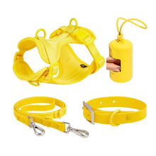 4-Piece Set Stylish Chest Harness in Yellow 4 Set